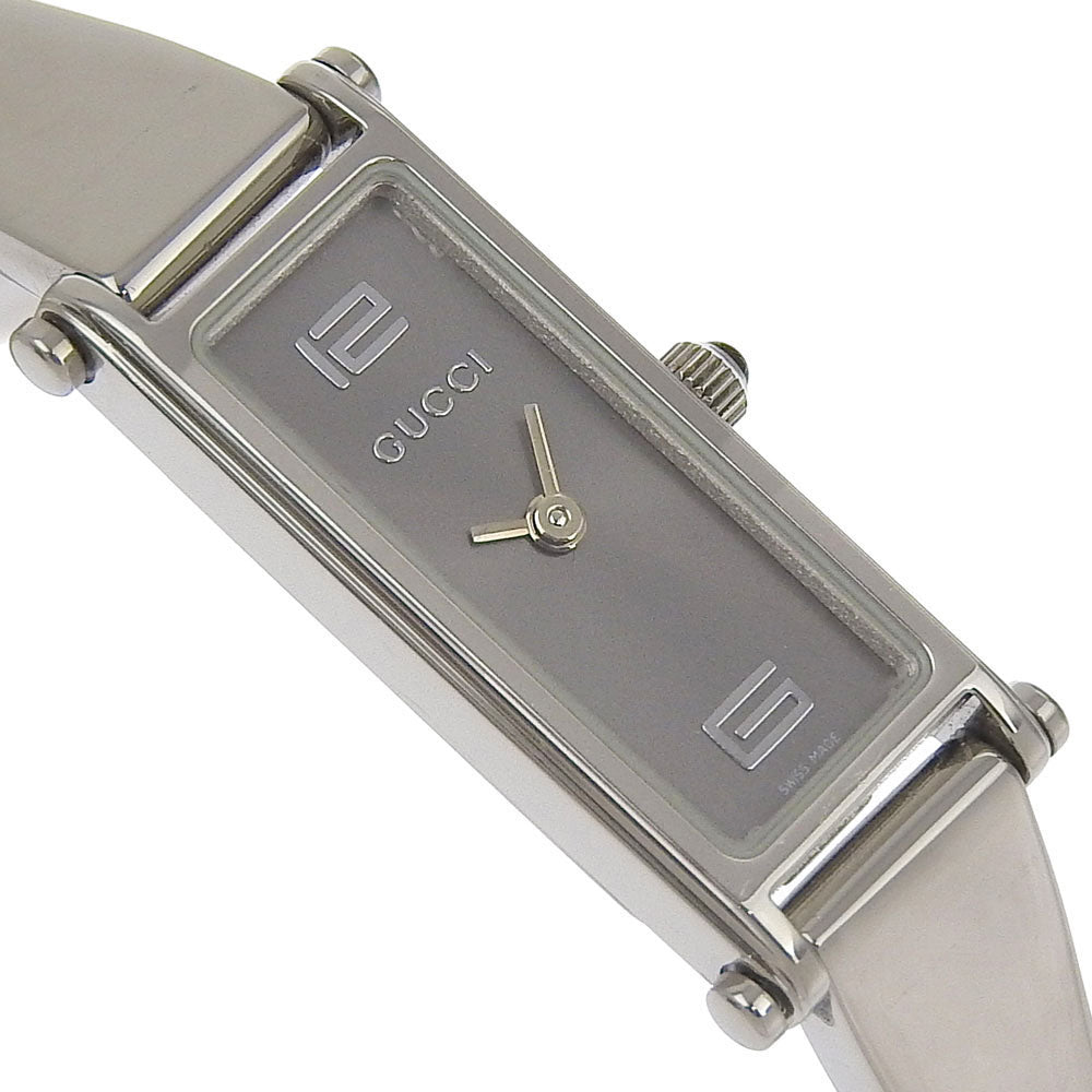 GUCCI Watches Quartz 1500L Stainless Steel Silver gray dial Women