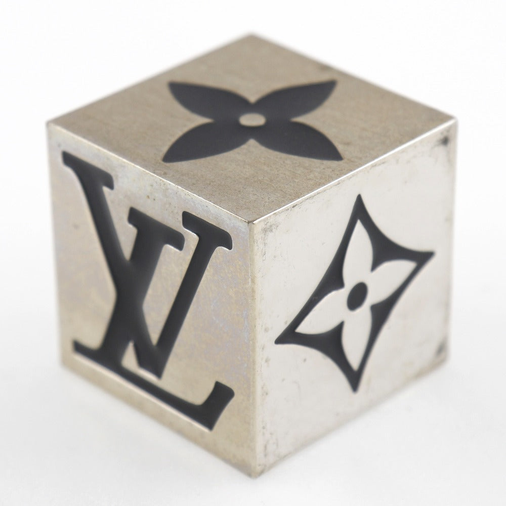 LOUIS VUITTON Other miscellaneous goods M99454 magnet Silver Table game Cube game mens(Unisex)