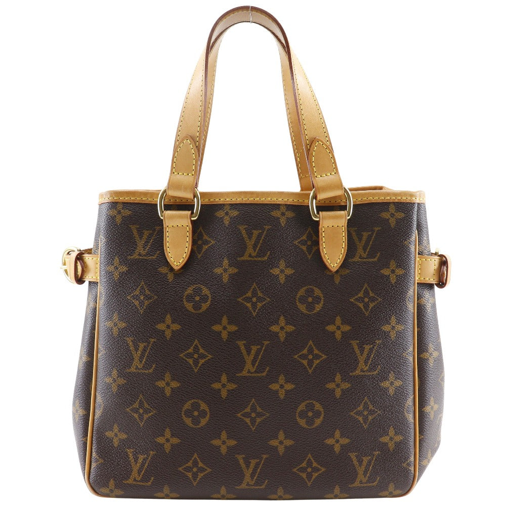 LOUIS VUITTON Handbag M51156 Monogram canvas Brown Batignolles Women