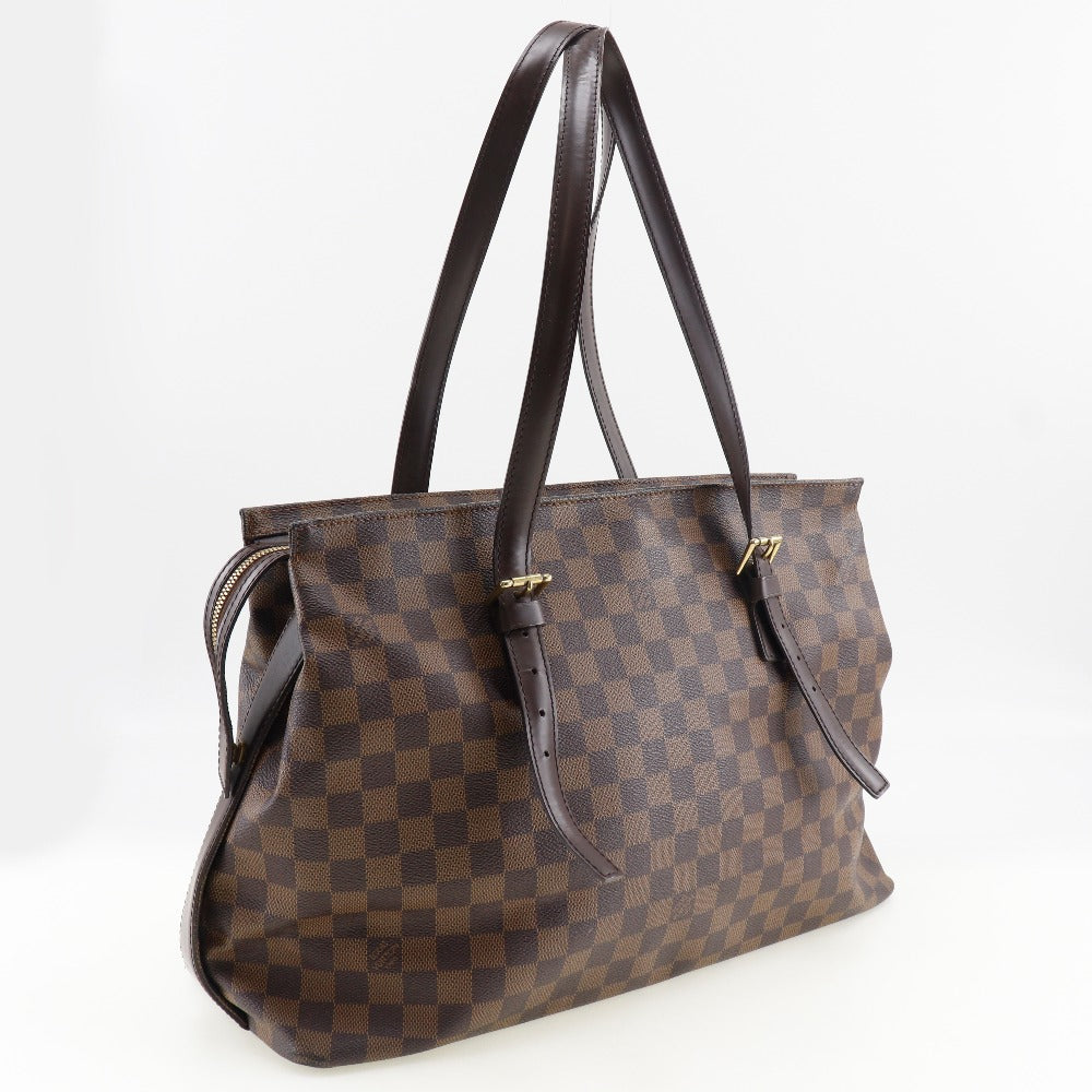 LOUIS VUITTON Shoulder Bag N51119 Damier canvas Brown Chelsea unisex(Unisex)