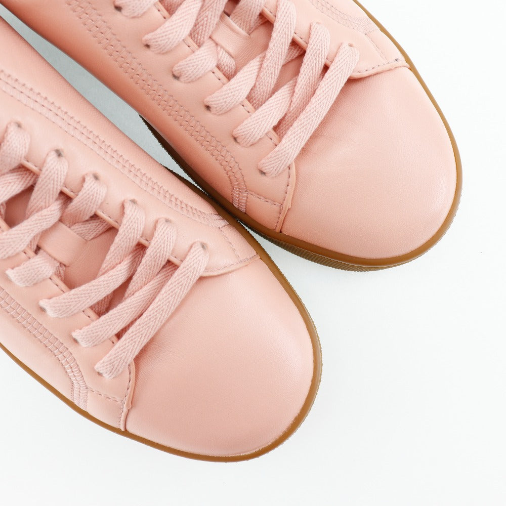 BOTTEGAVENETA sneakers 651417V00T0 lambskin salmon pink flat form Chankie Women 36