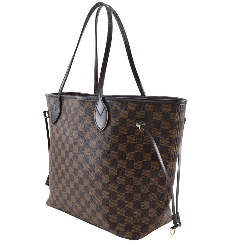 LOUIS VUITTON Tote Bag N51105 Damier canvas Brown Neverfull MM