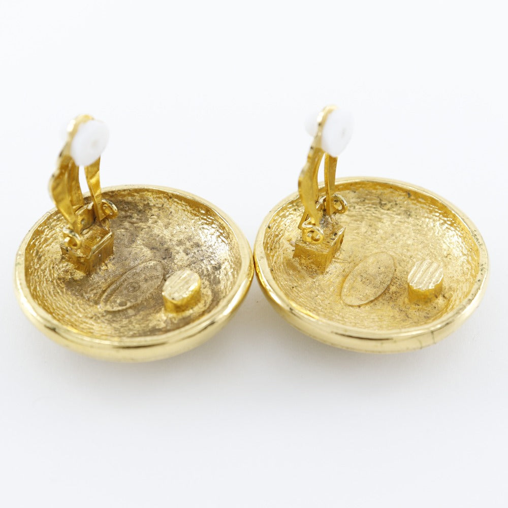 CHANEL Earring Plated Gold gold COCO Mark Women