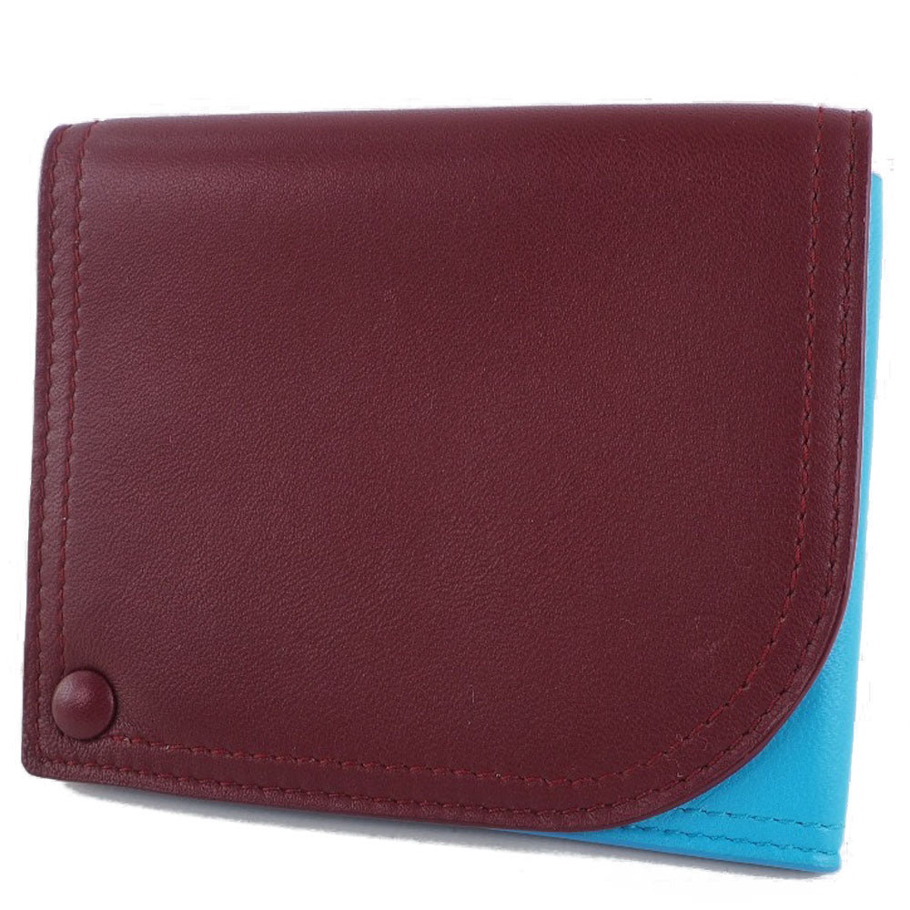 BOTTEGAVENETA Card Case leather Red unisex(Unisex)