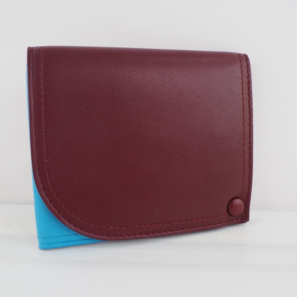 BOTTEGAVENETA Card Case leather Red unisex(Unisex)