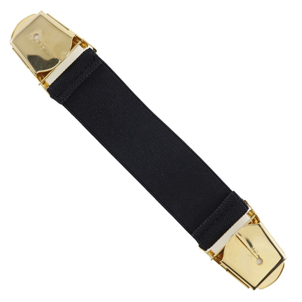 CHANEL Other miscellaneous goods Rubber, Plated Gold black Clip logo Arm band Women