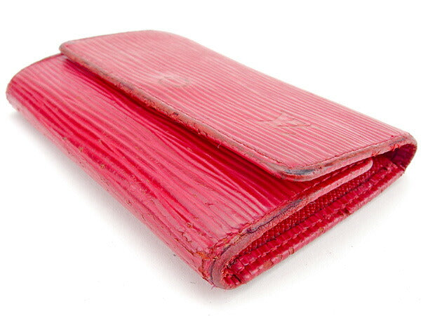 LOUIS VUITTON Key case Key holder M63817 Castilian red Multicles6