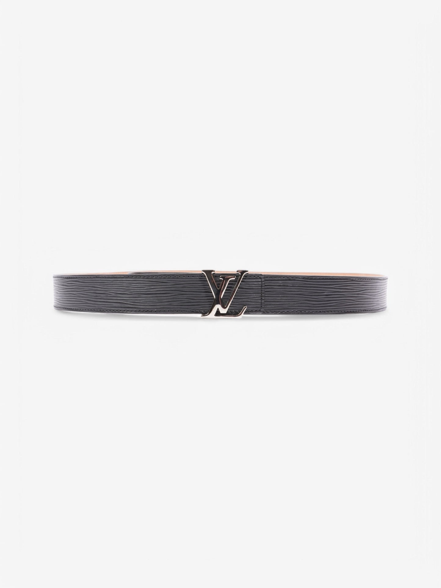 Louis Vuitton Initials 30mm Belt Black Epi Leather 95cm 38"