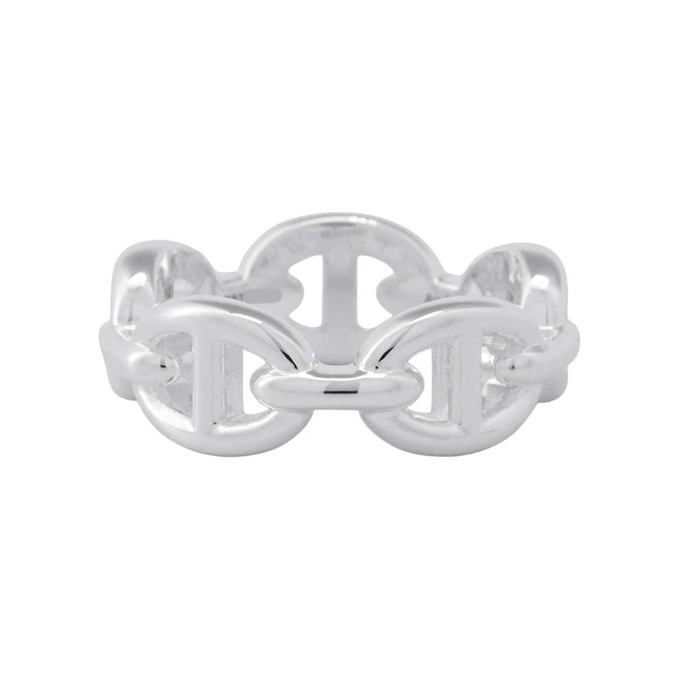 HERMES Chaine d'Ancre Anchene Ring Size PM/51/#11 SV925