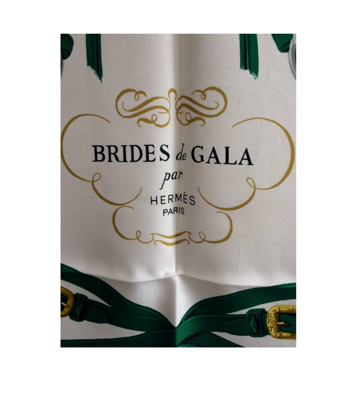 HERMÈS VINTAGE BRIDES DE GALA SILK SCARF