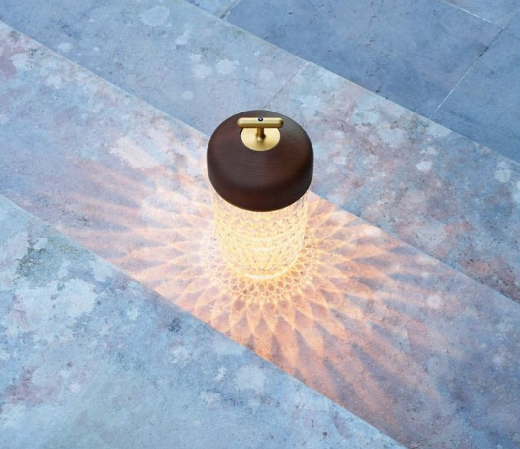 HERMÈS SAINT LOUIS LIMITED EDITION FOLIA PORTABLE LAMP