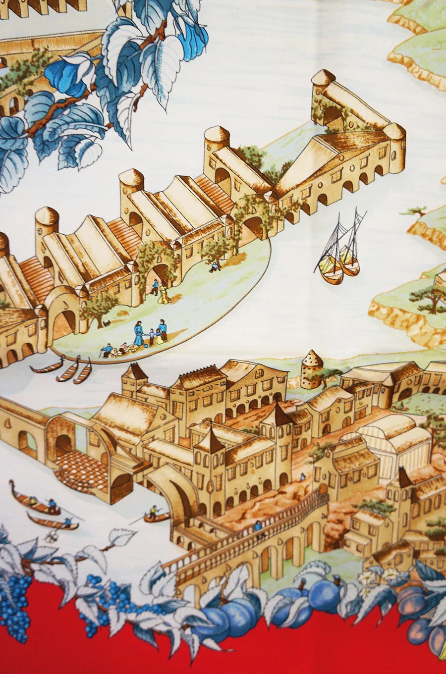 HERMÈS CARRE AU PAYS DE COCAGNE SILK SCARF BY ZOE PAUWELS