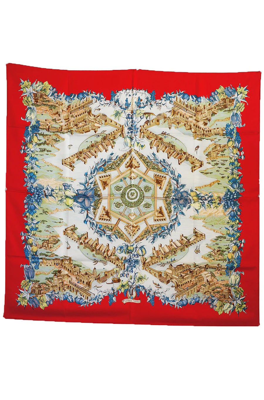 HERMÈS CARRE AU PAYS DE COCAGNE SILK SCARF BY ZOE PAUWELS