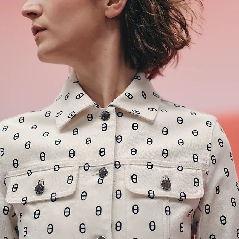 HERMÈS CHAINE D'ANCRE DENIM JACKET