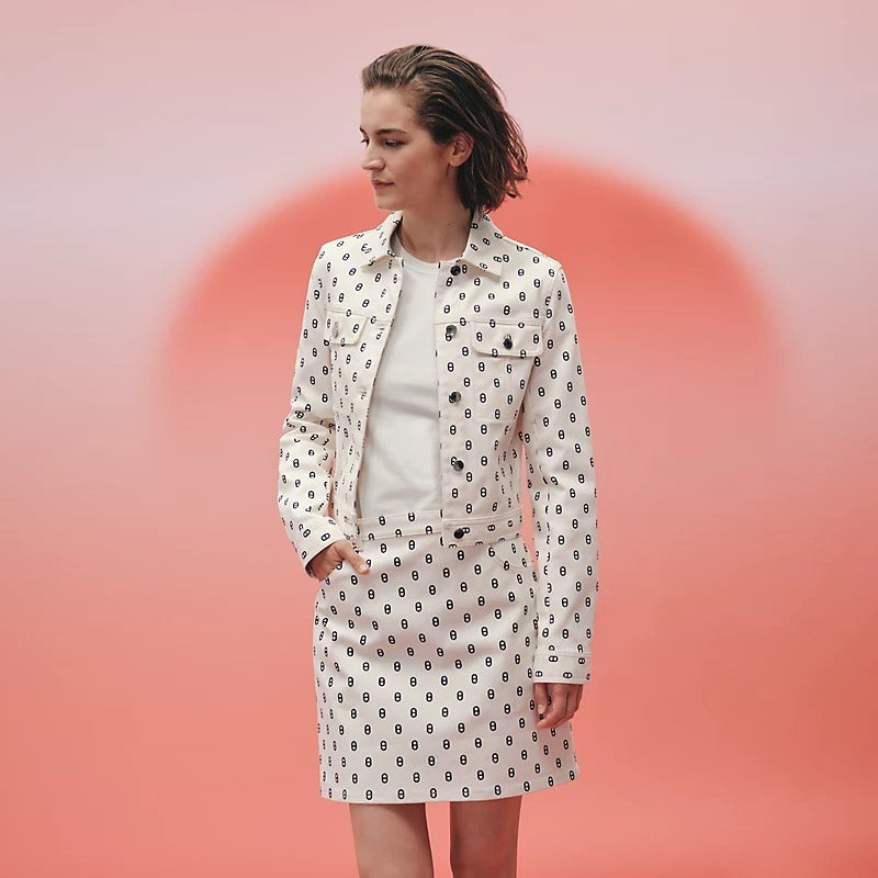 HERMÈS CHAINE D'ANCRE DENIM JACKET