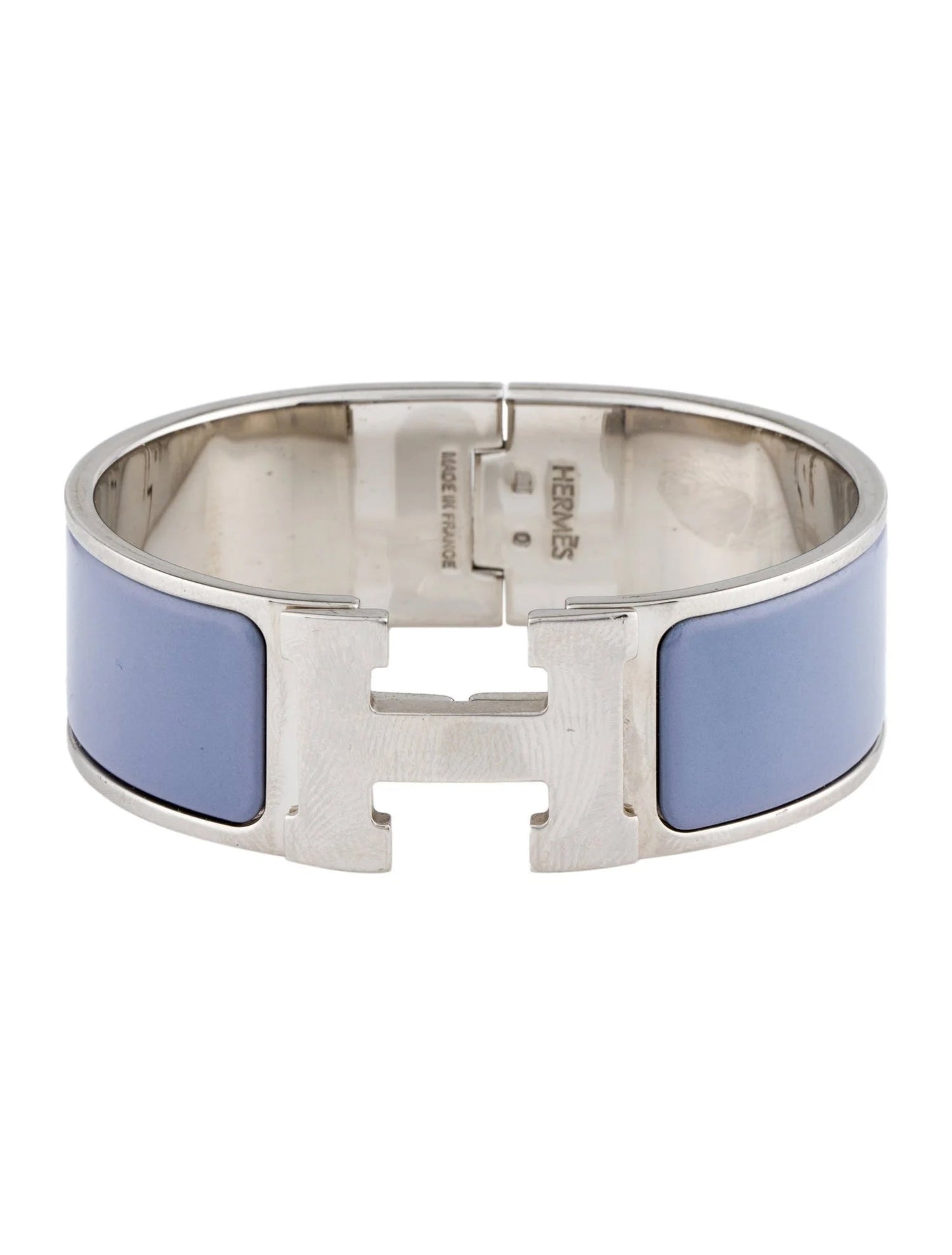 HERMÈS CLIC CLAC H ENAMEL WIDE CUFF BRACELET