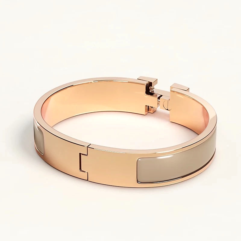 HERMÈS CLIC CLAC H ENAMEL BRACELET PM