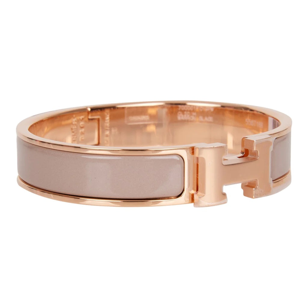HERMÈS CLIC CLAC H ENAMEL PM CUFF BRACELET