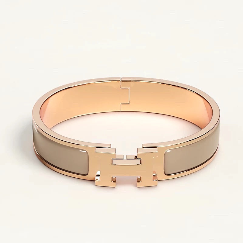 HERMÈS CLIC CLAC H ENAMEL BRACELET PM