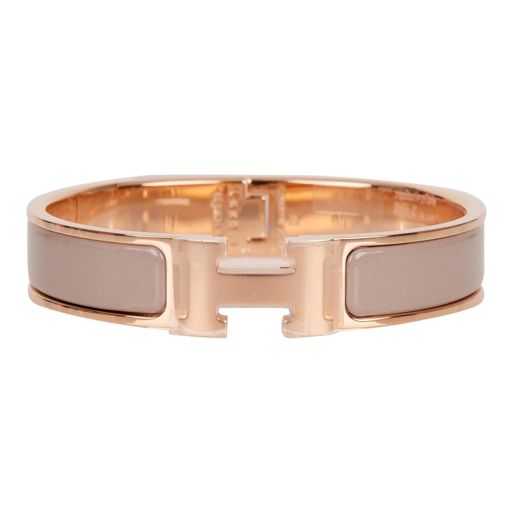HERMÈS CLIC CLAC H ENAMEL PM CUFF BRACELET