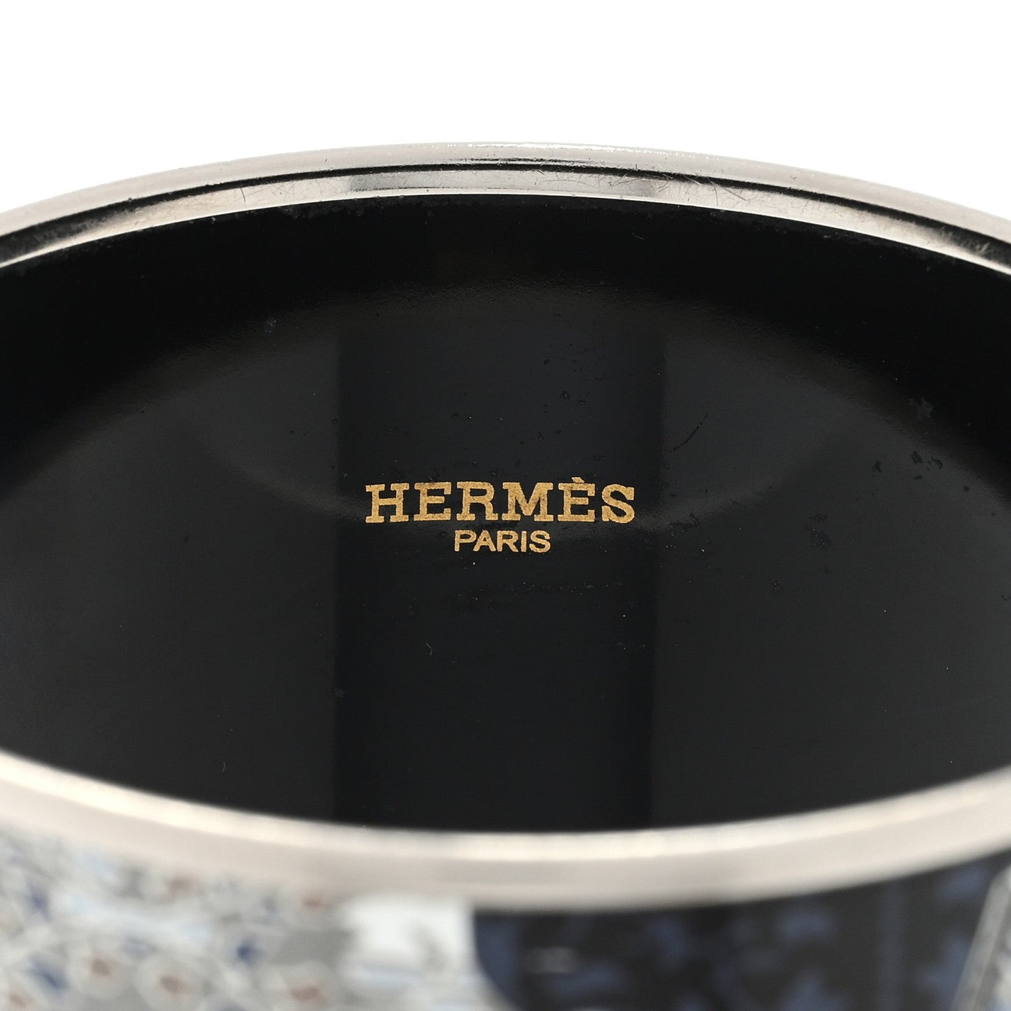 HERMÈS ENAMEL CACHEMIRE DE TAMARA EXTRA WIDE BRACELET