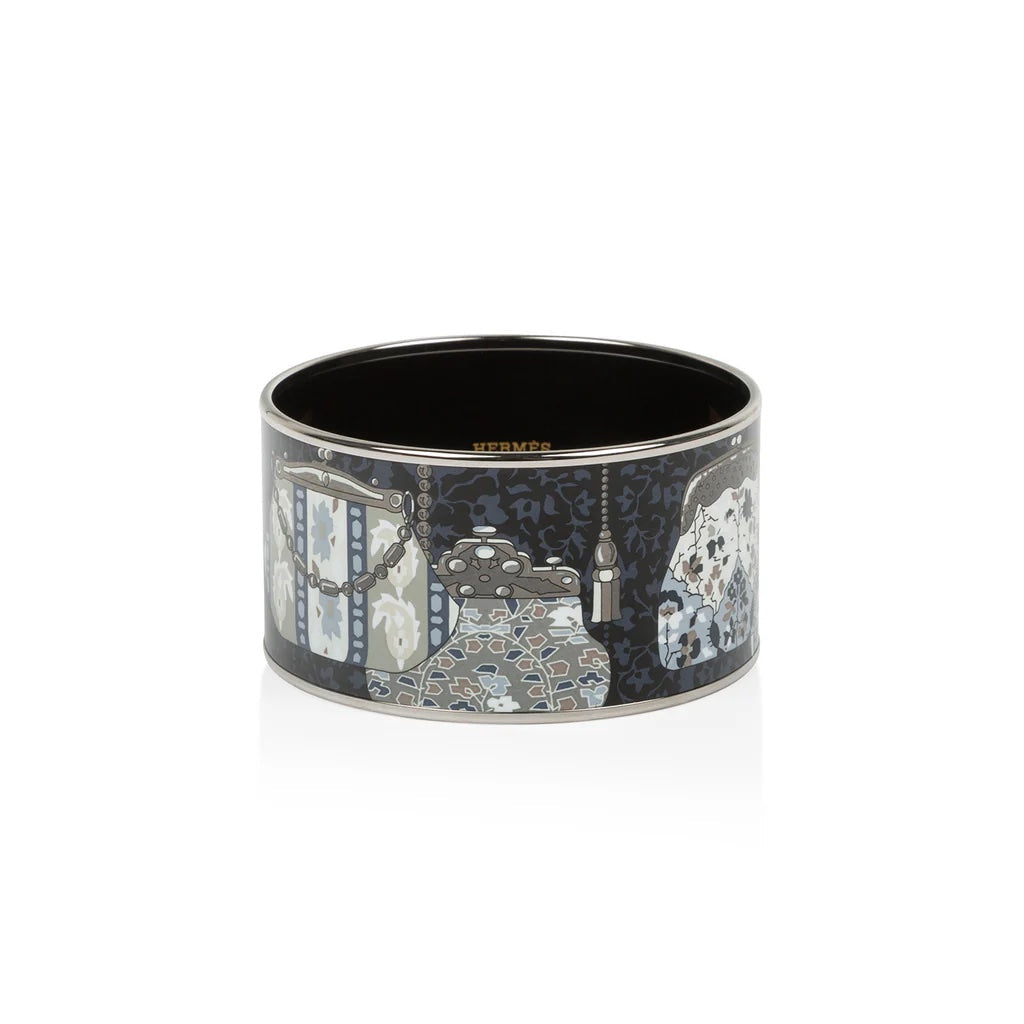 HERMÈS ENAMEL CACHEMIRE DE TAMARA EXTRA WIDE BRACELET