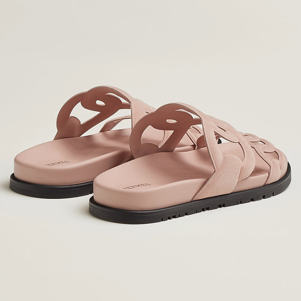 HERMÈS EXTRA ROSE OPALINE SANDALS