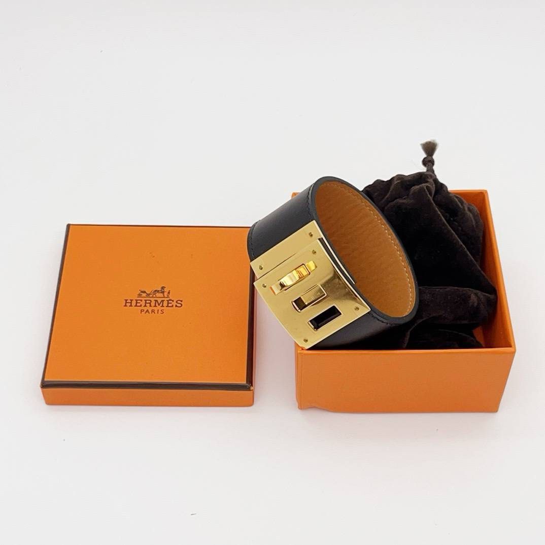 HERMÈS KELLY DOG CUFF LEATHER BRACELET