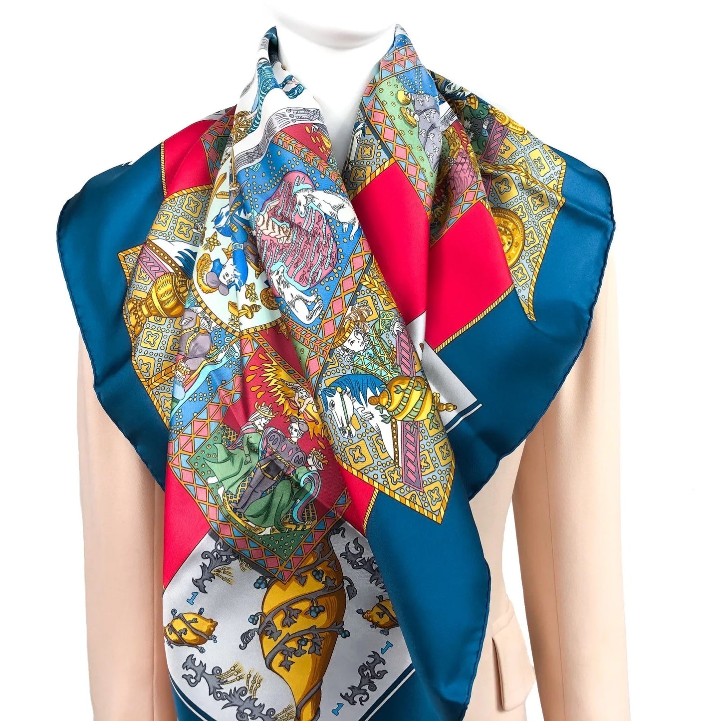 HERMÈS LE TAROT SILK SCARF BY ANNIE FAIVRE
