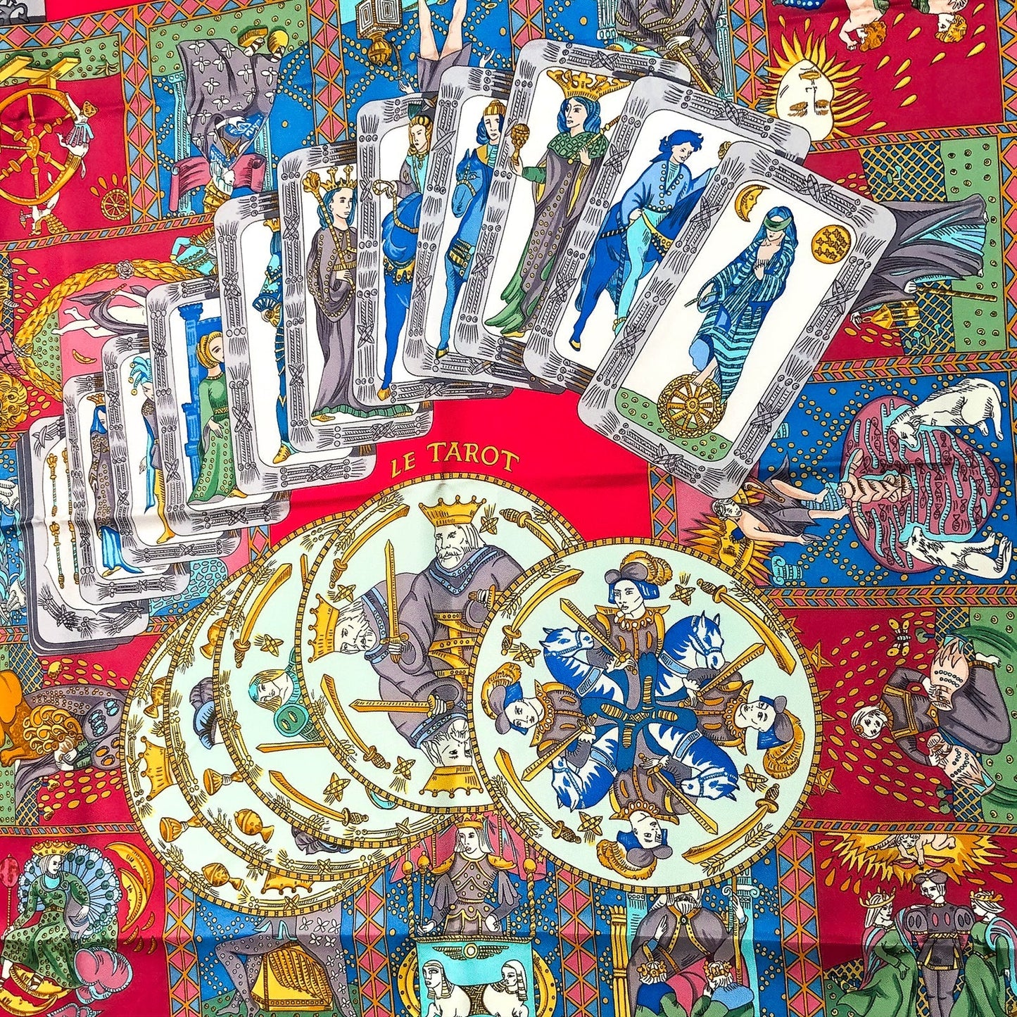 HERMÈS LE TAROT SILK SCARF BY ANNIE FAIVRE