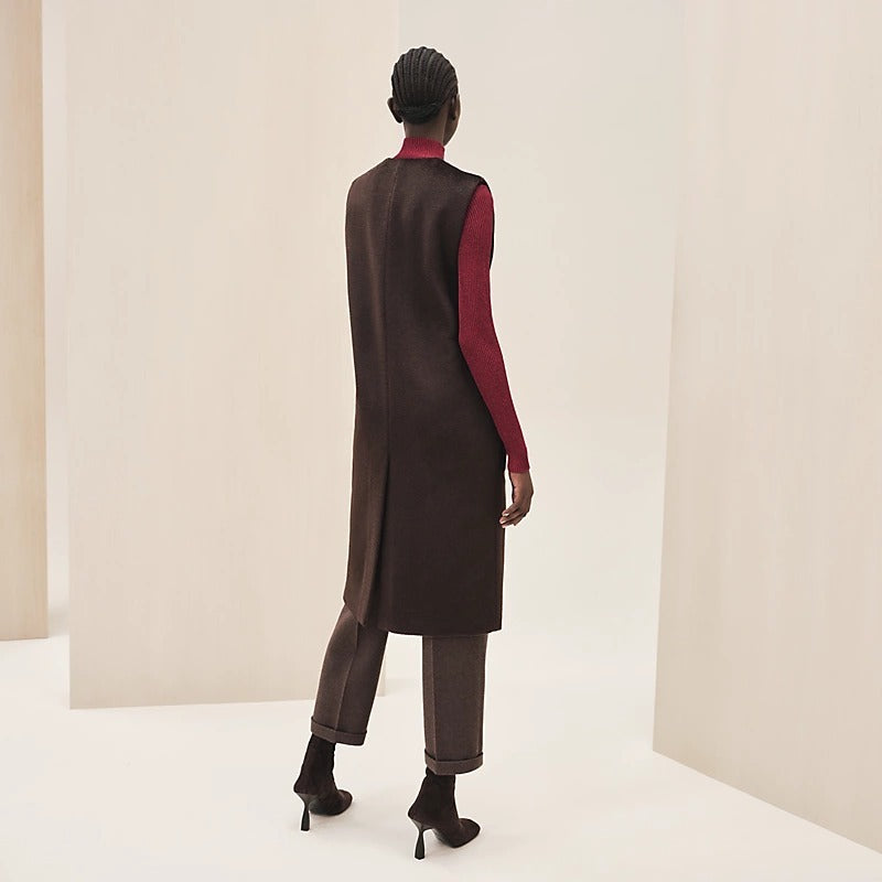 HERMÈS CASHMERE LONG JACKET
