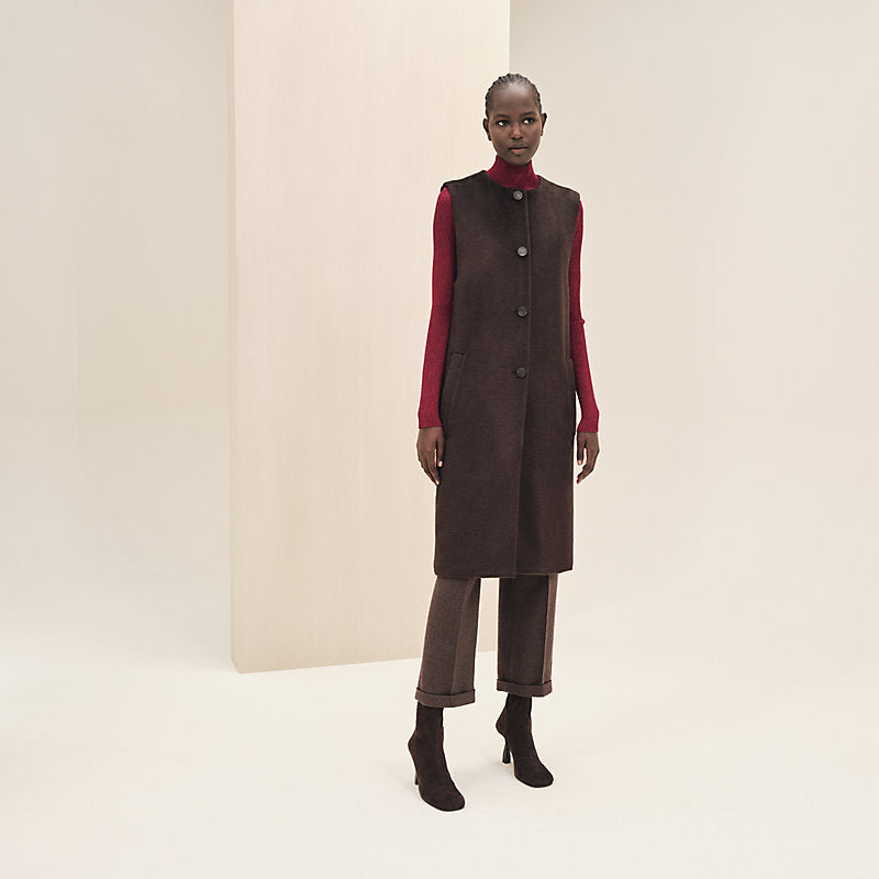 HERMÈS CASHMERE LONG JACKET