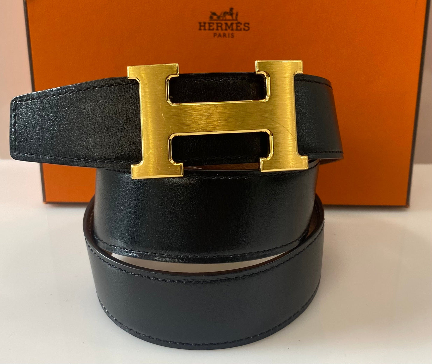HERMÈS H CONSTANCE REVERSIBLE BELT