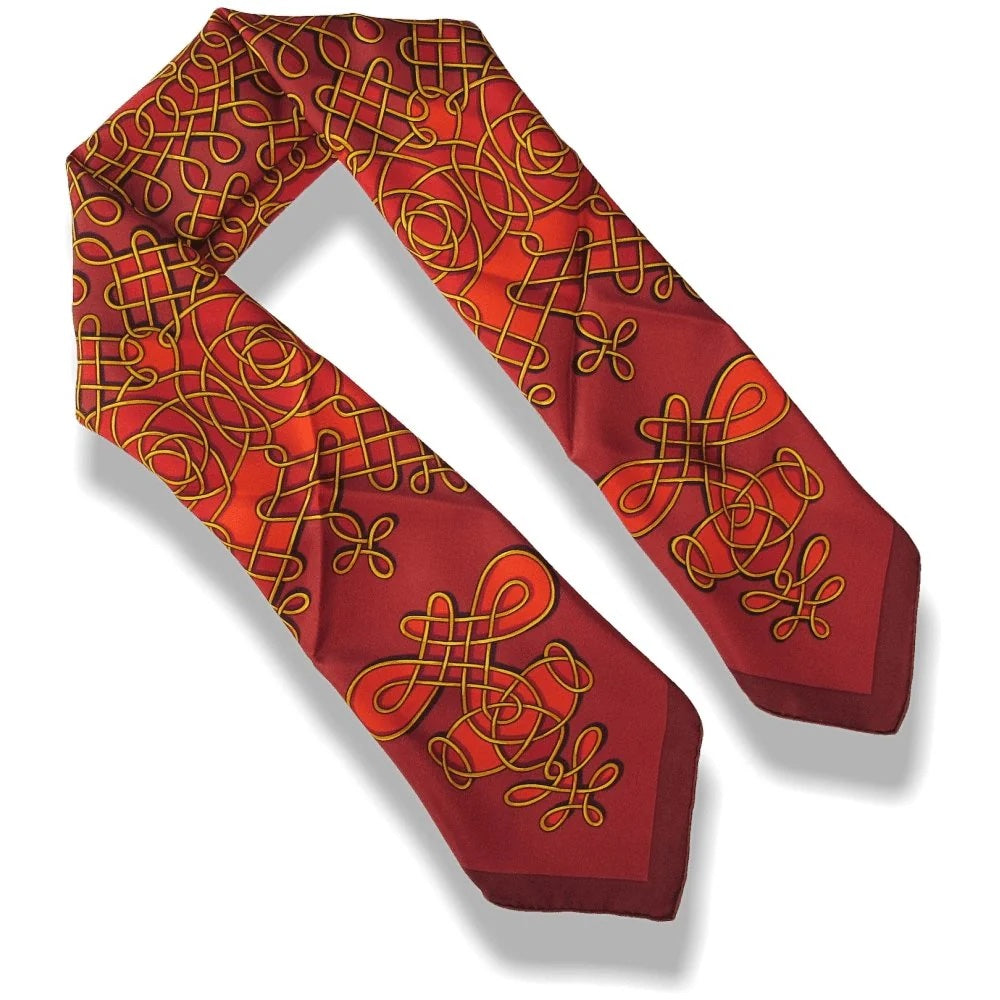 HERMÈS VINCI BY FRANCOISE HERON TWILL SILK SCARF