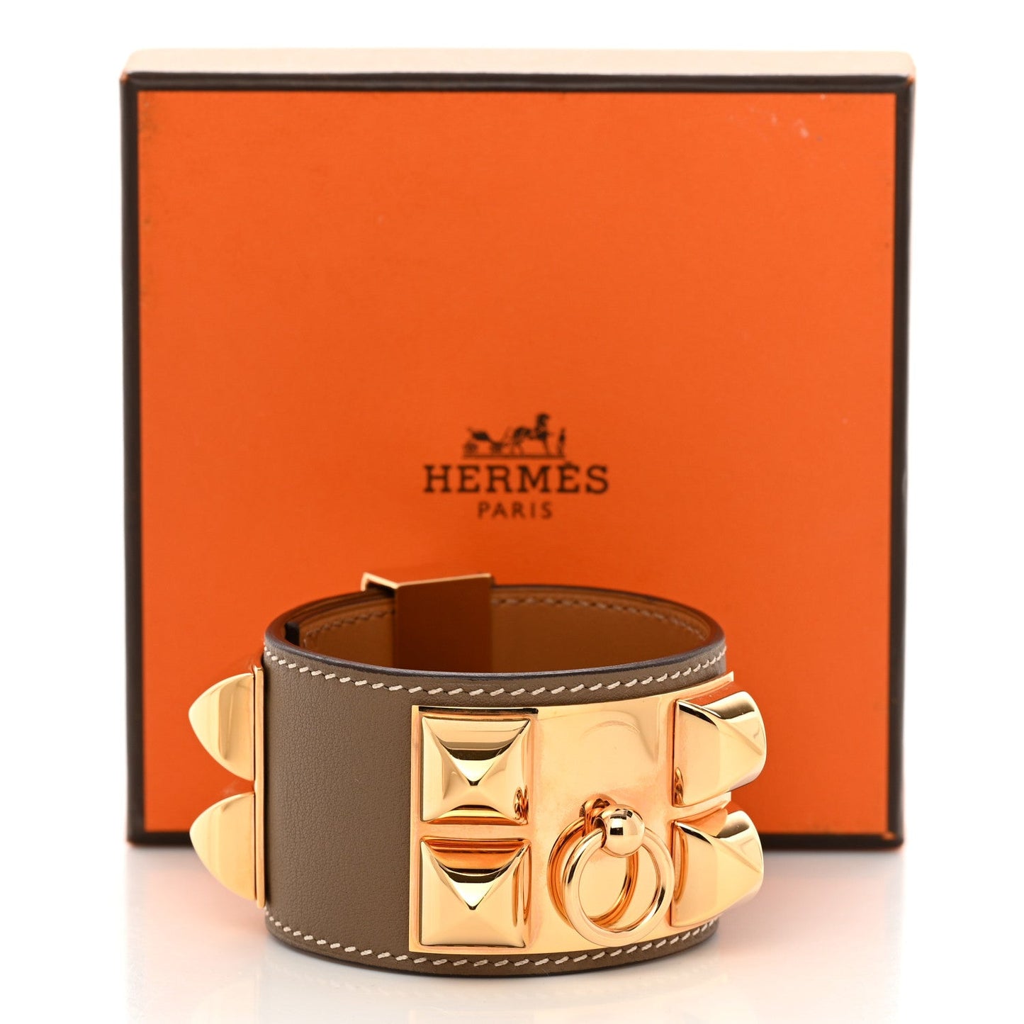 HERMÈS COLLIER DE CHIEN SWIFT T2 BRACELET