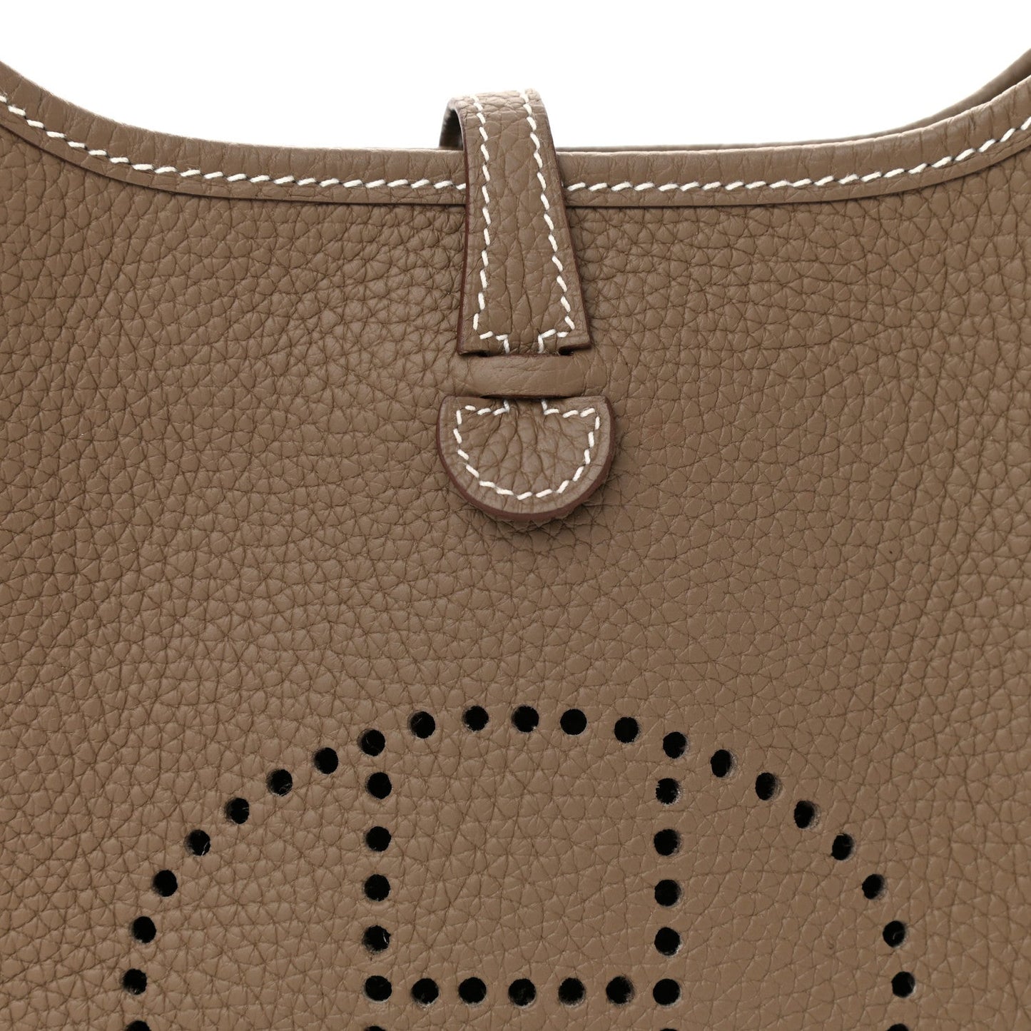 HERMÈS TAURILLON CLEMENCE AMAZONE EVELYNE TPM BAG  ETOUPE BLEU INDIGO