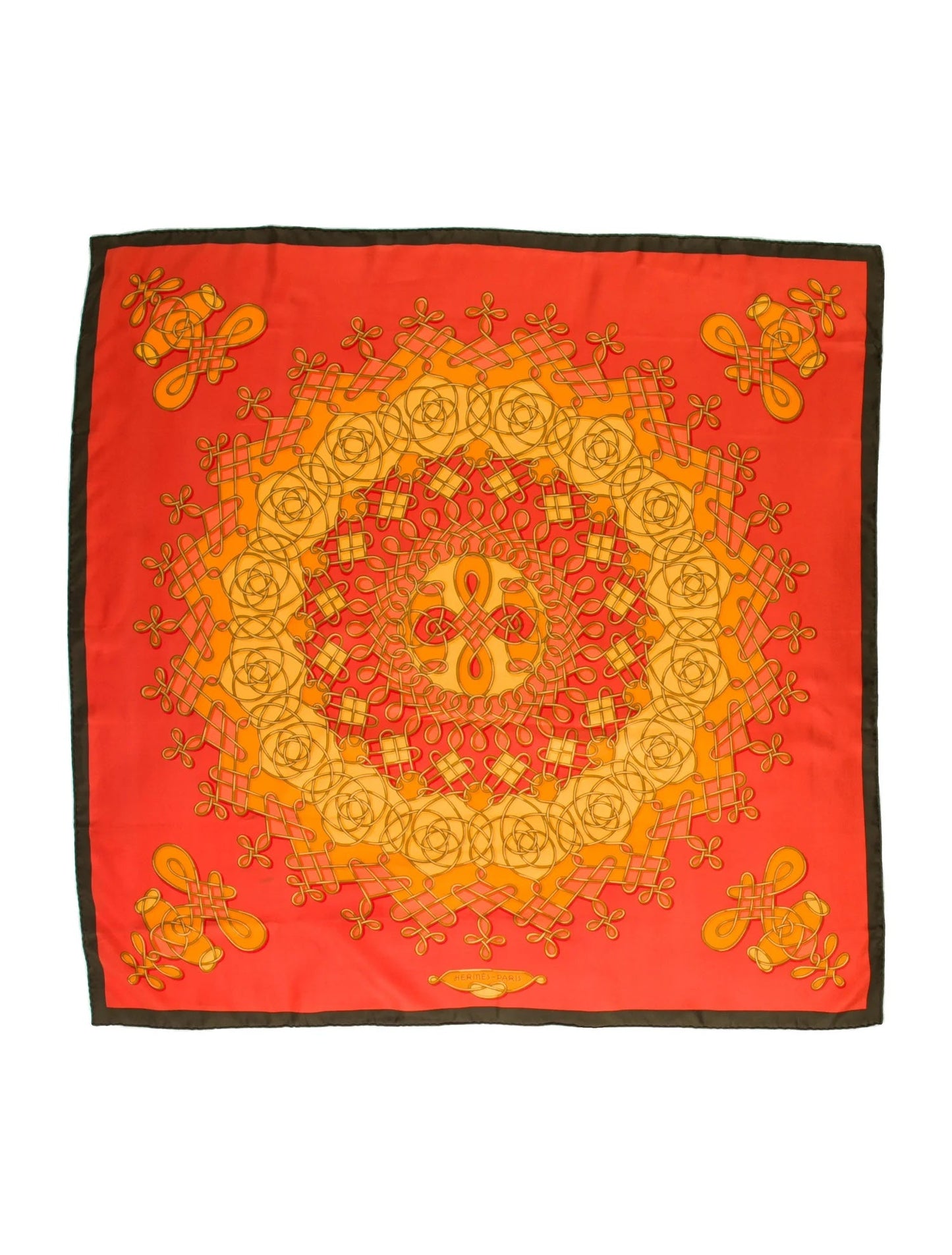 HERMÈS VINCI BY FRANCOISE HERON TWILL SILK SCARF