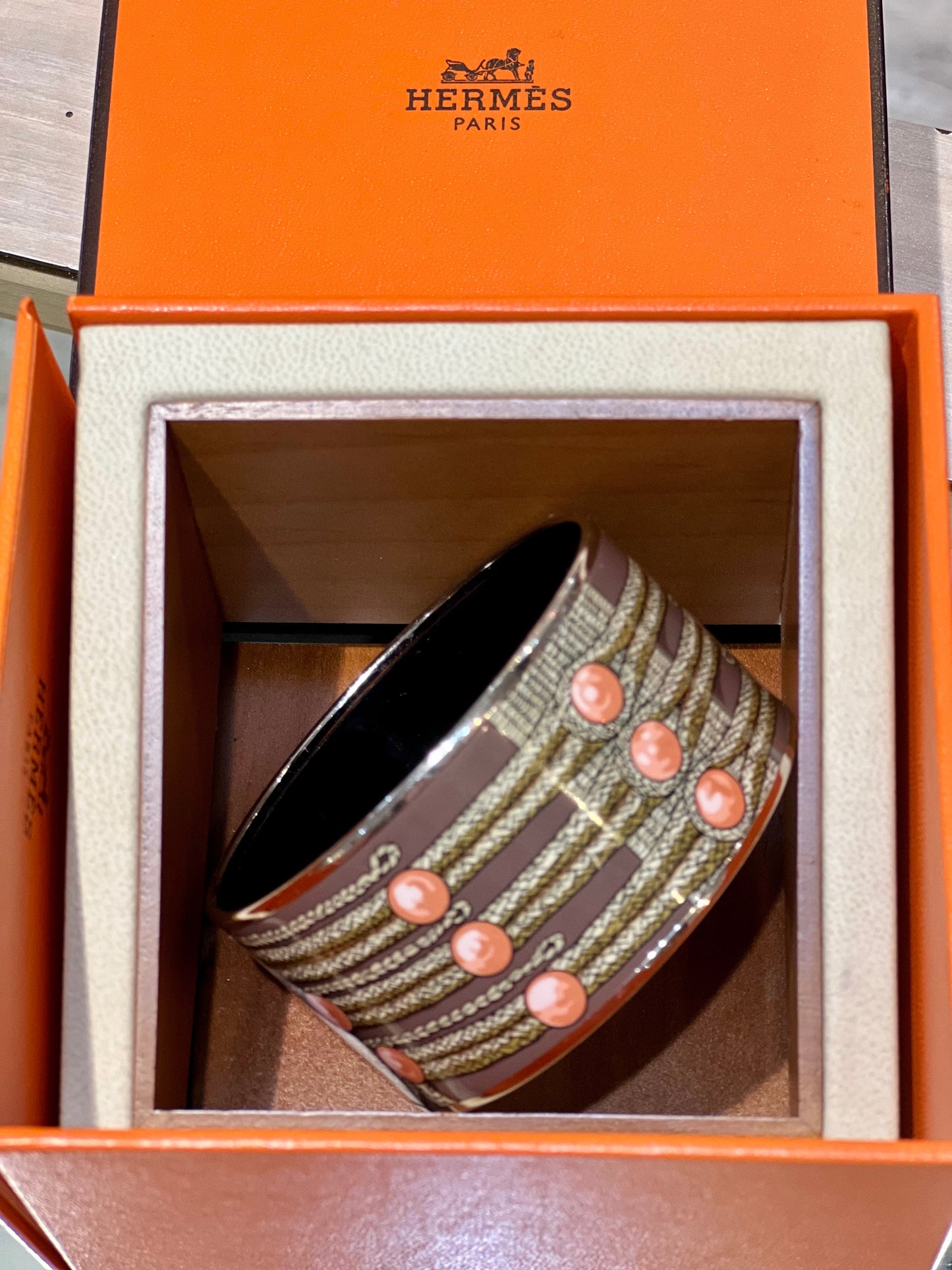 HERMÈS BRANDENBURG CUFF BRACELET