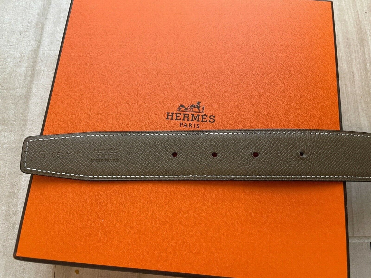 HERMÈS H CONSTANCE REVERSIBLE BELT