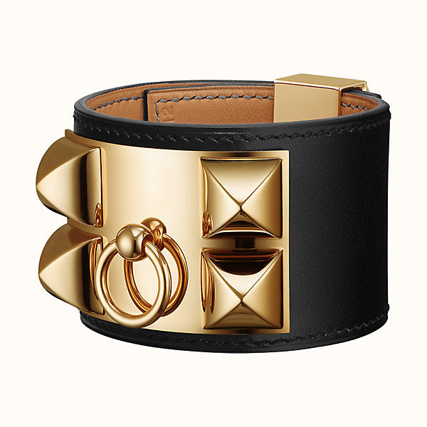 HERMÈS COLLIER DE CHIEN LEATHER BRACELET