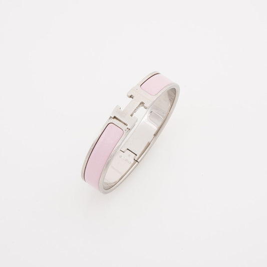 HERMÈS  Narrow Clic Clac H Enamel Bracelet