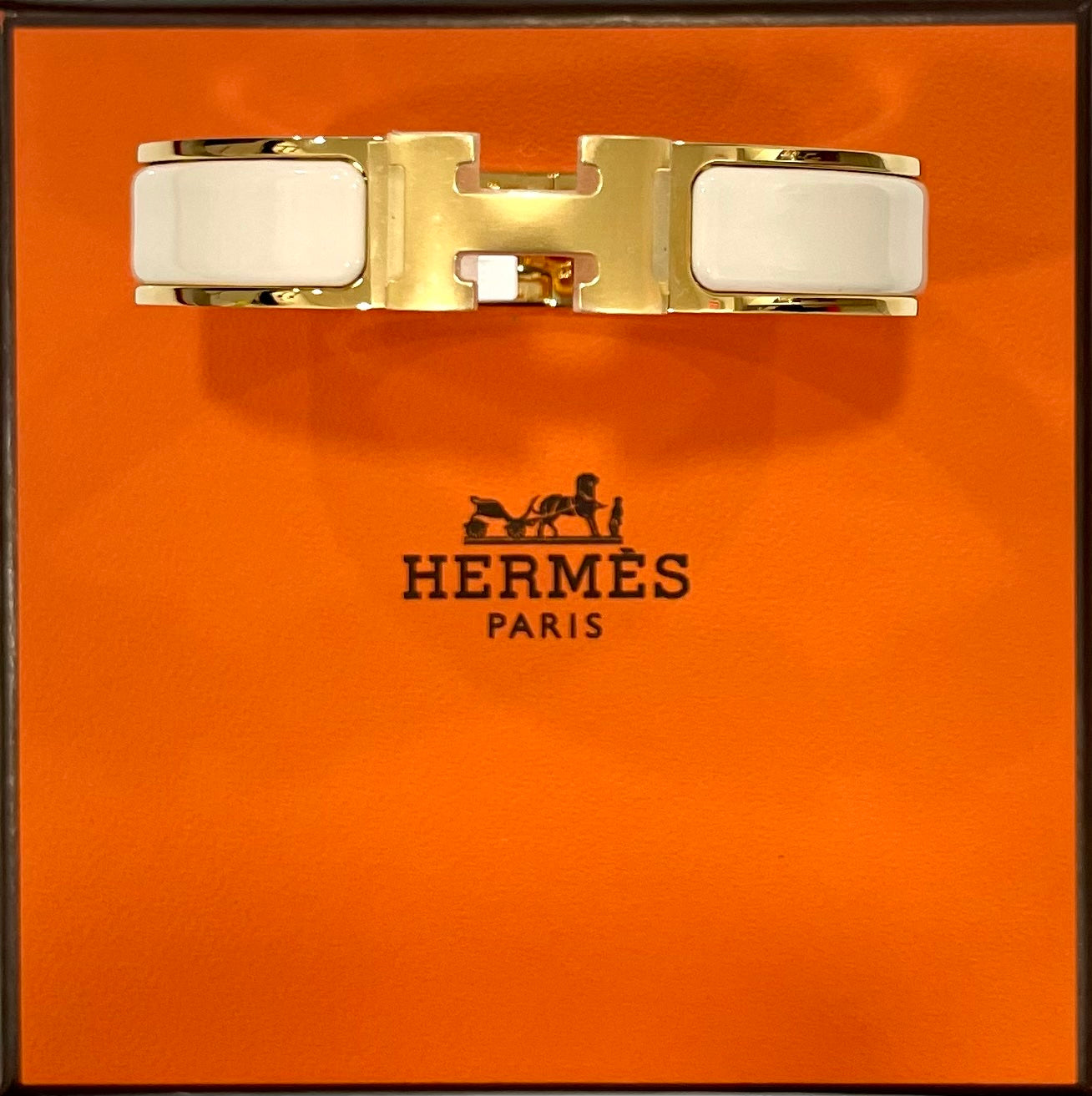 HERMÈS CLIC H BRACELET PM CREAM