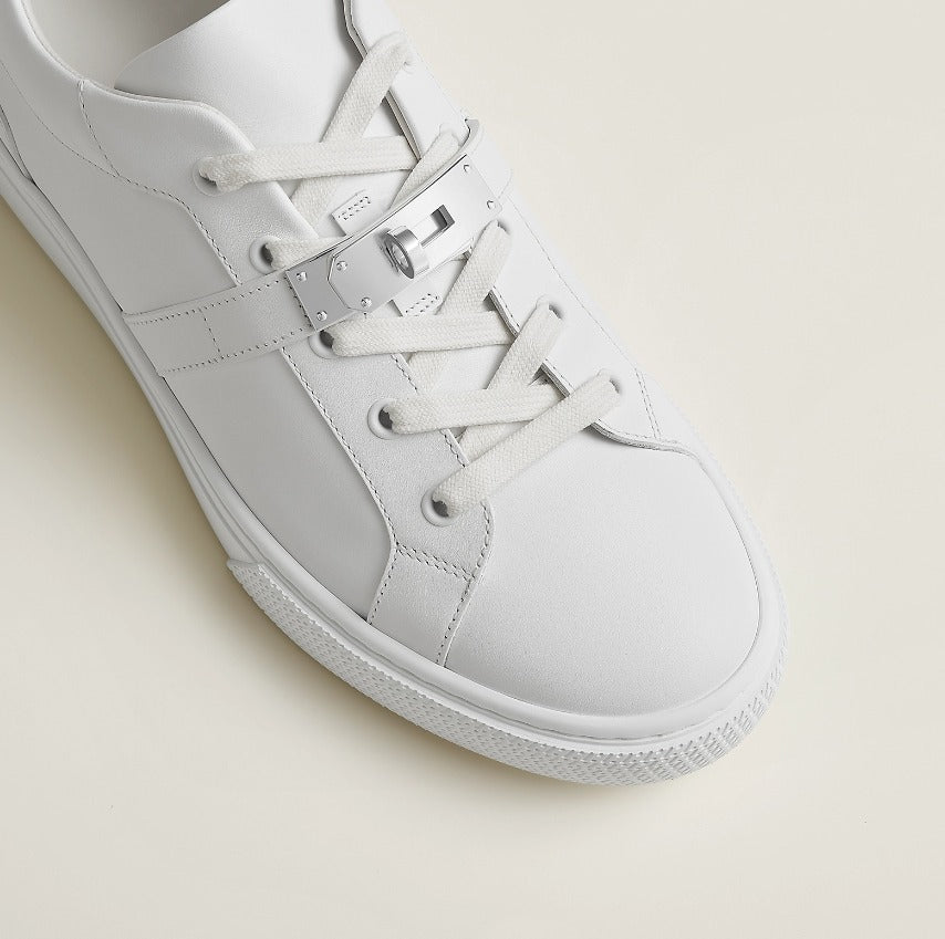 HERMÈS DAY KELLY CALFSKIN LEATHER SNEAKERS