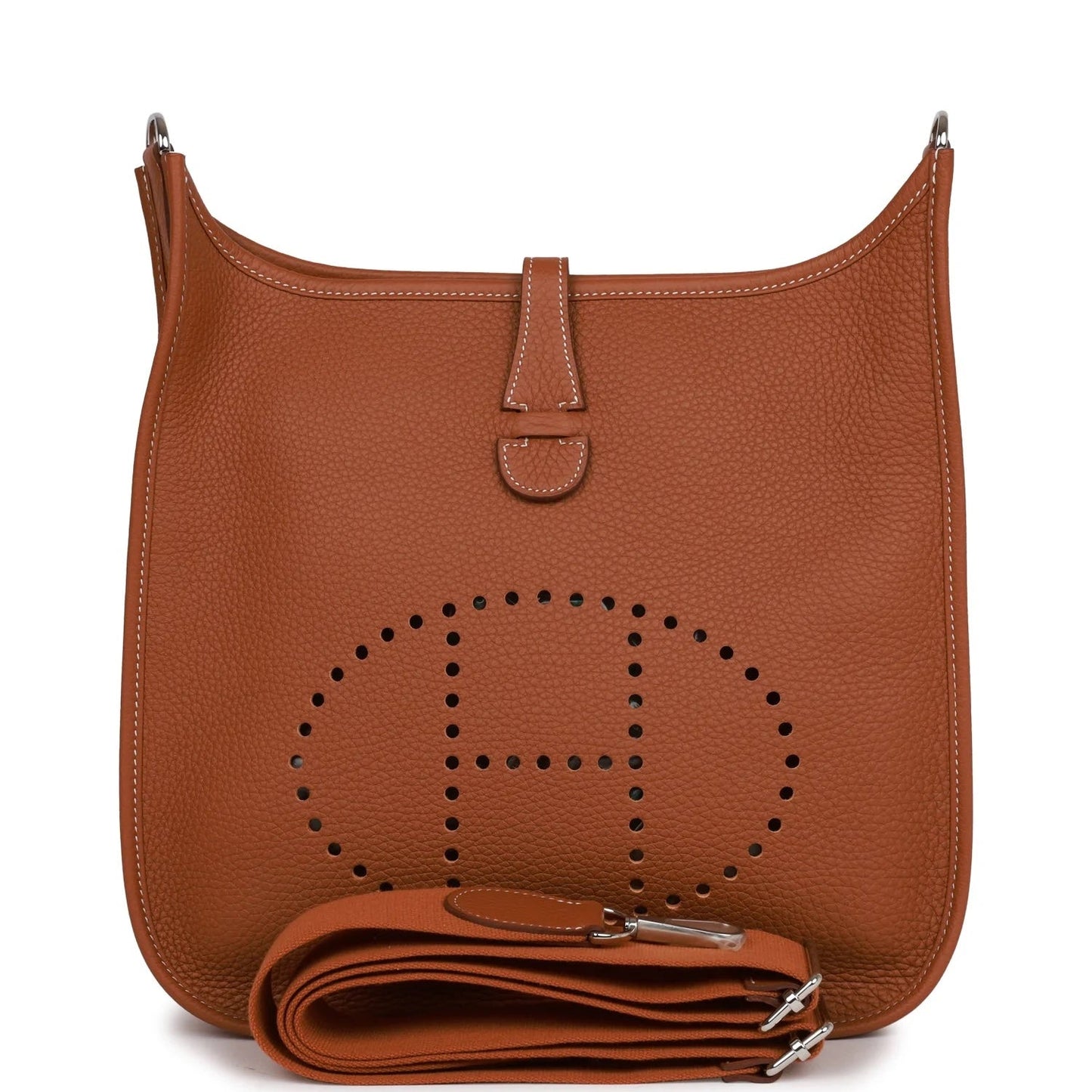 Hermès EVELYN III PM CLEMENCE PALLADIUM HARDWARE