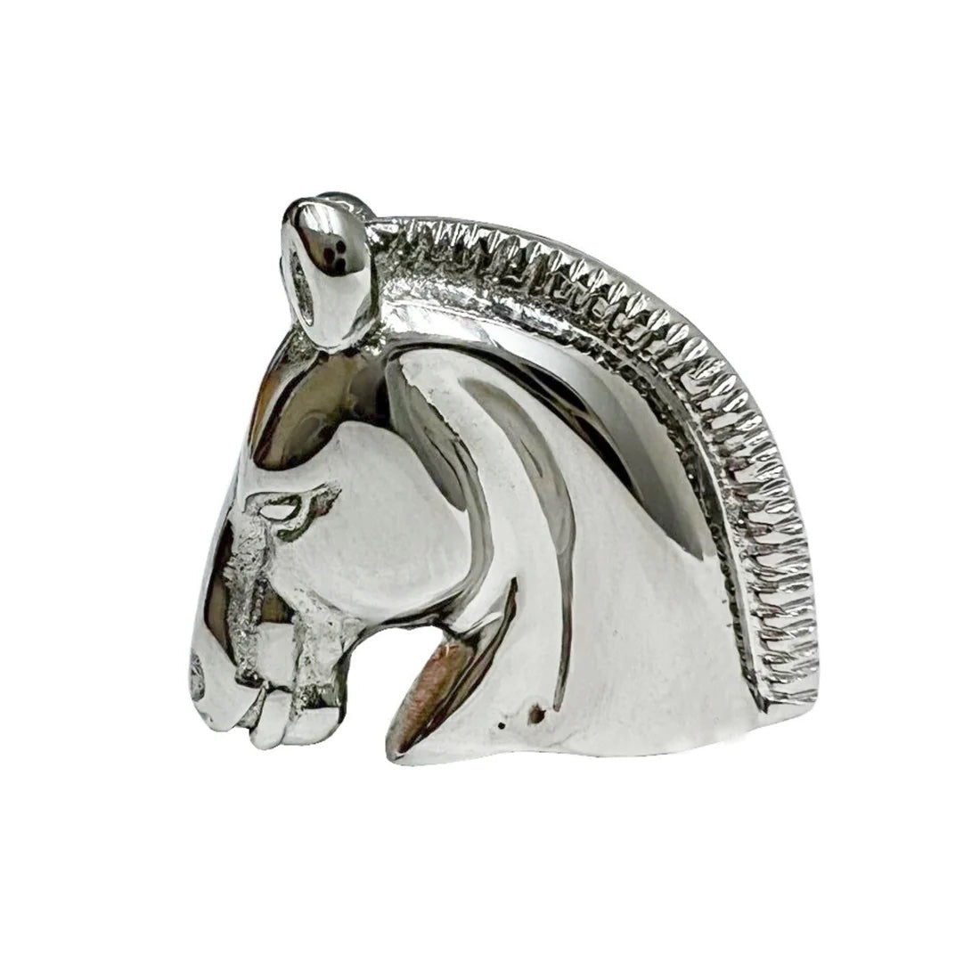 HERMÈS HORSE HEAD CLIP ON EARRINGS