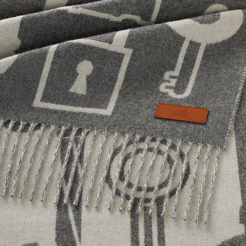 HERMÈS CASAQUE PORTE CLEFS CASHMERE SCARF