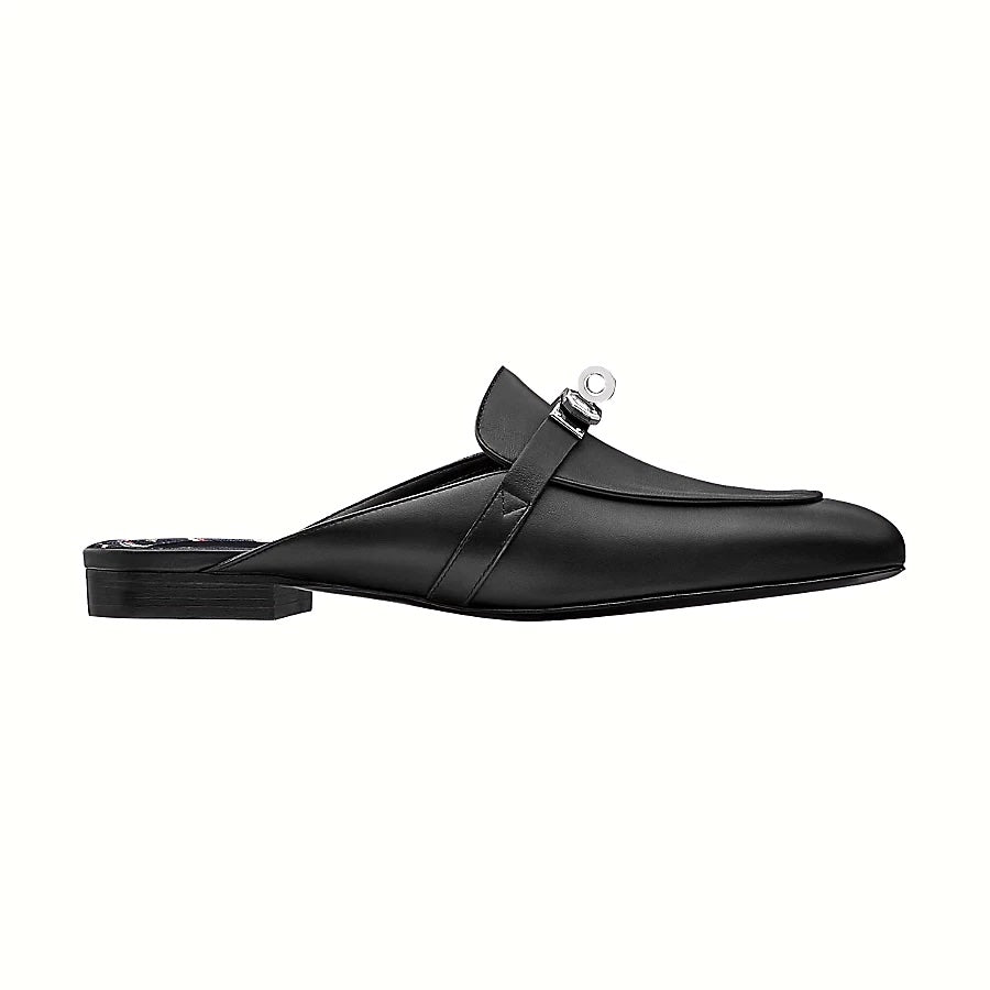 HERMÈS KELLY OZ CALFSKIN LEATHER MULES