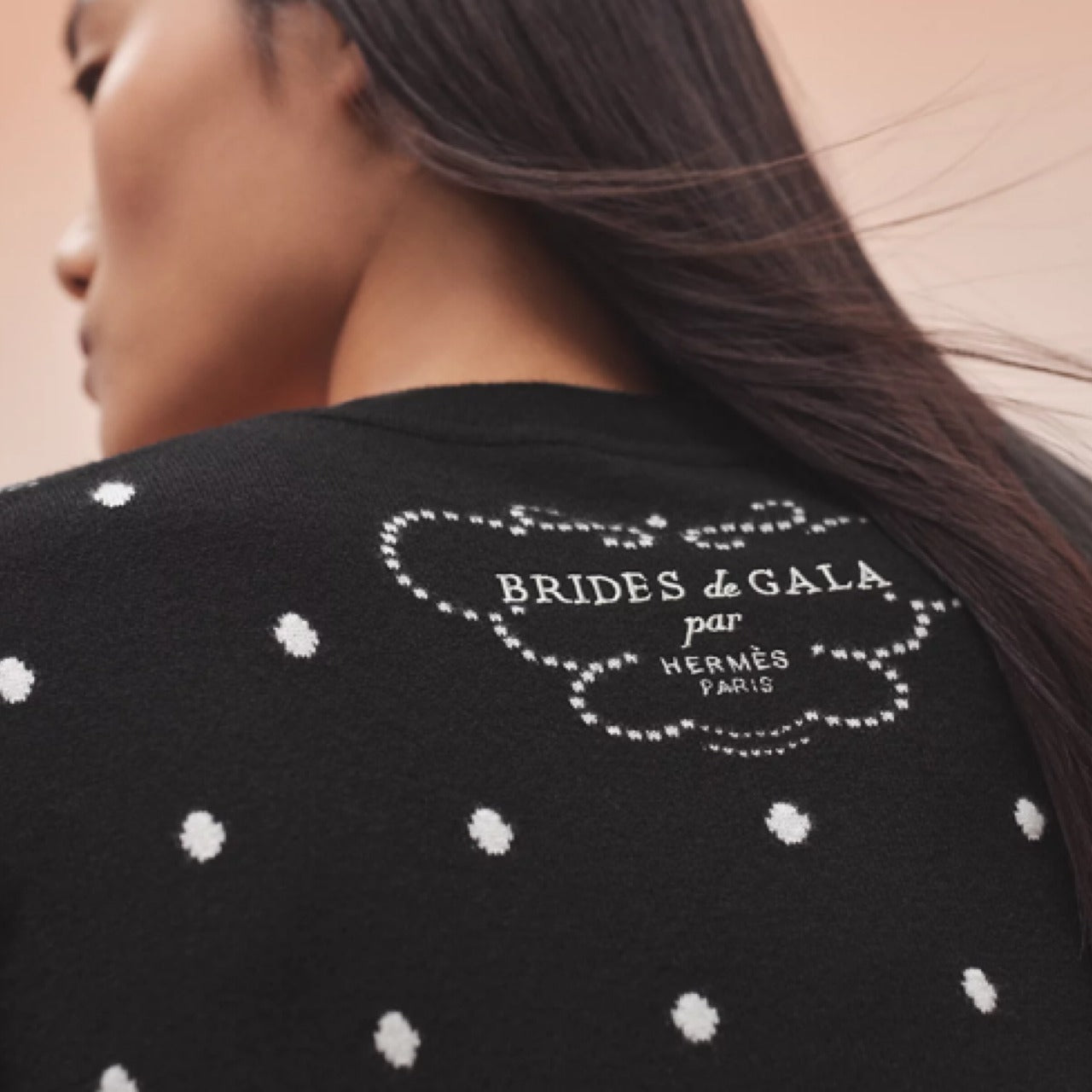 HERMÈS PRETA 2023 BRIDES DE GALA KNIT TOP