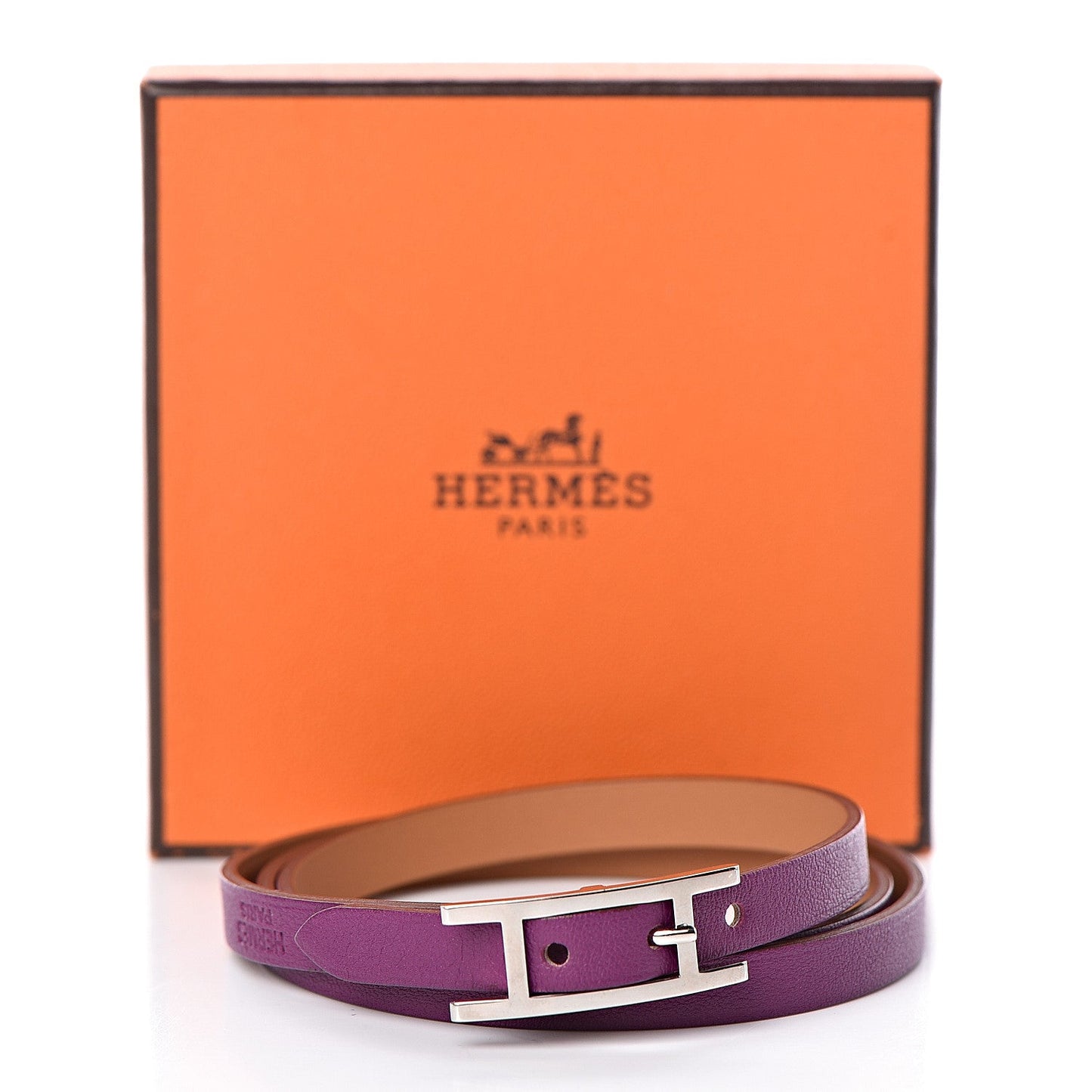 HERMÈS Swift Hapi 3MM Wrap Bracelet