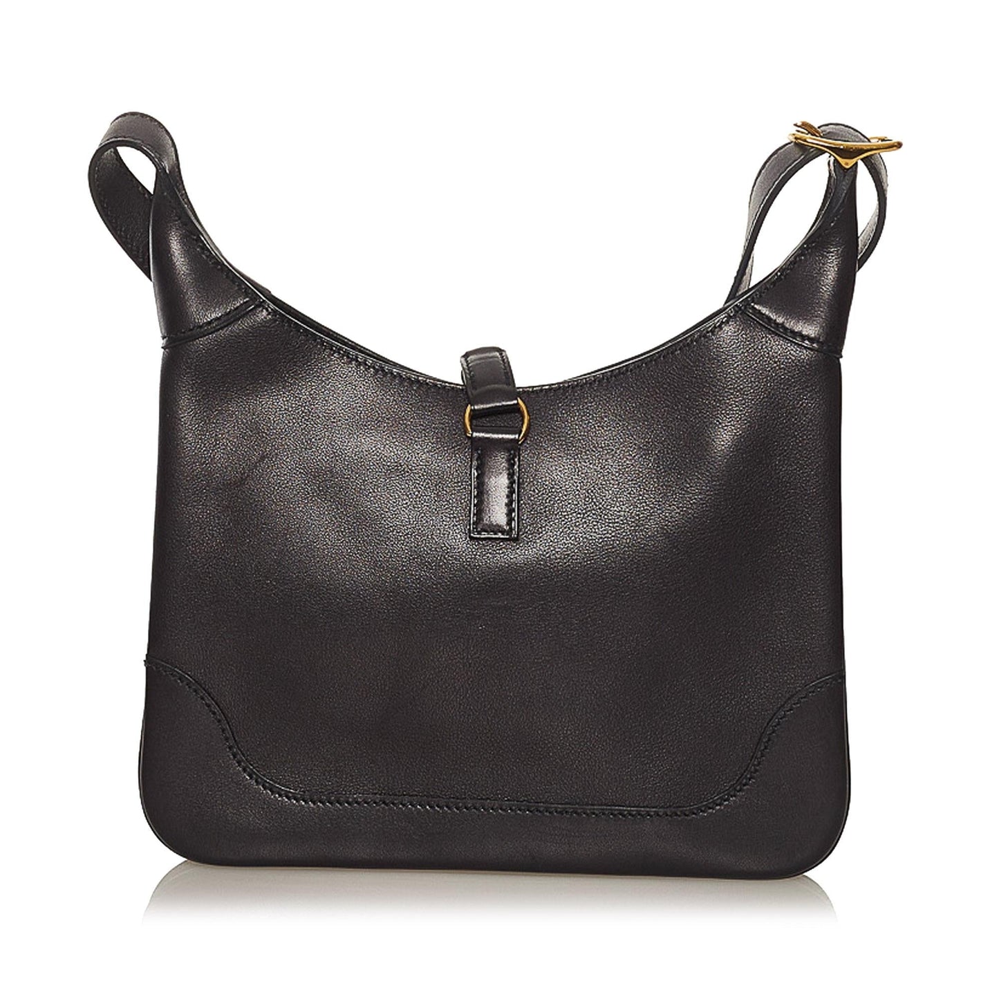 Luxury Hermes Trim Duo Leather Crossbody Bag (SHG-KZI78u)